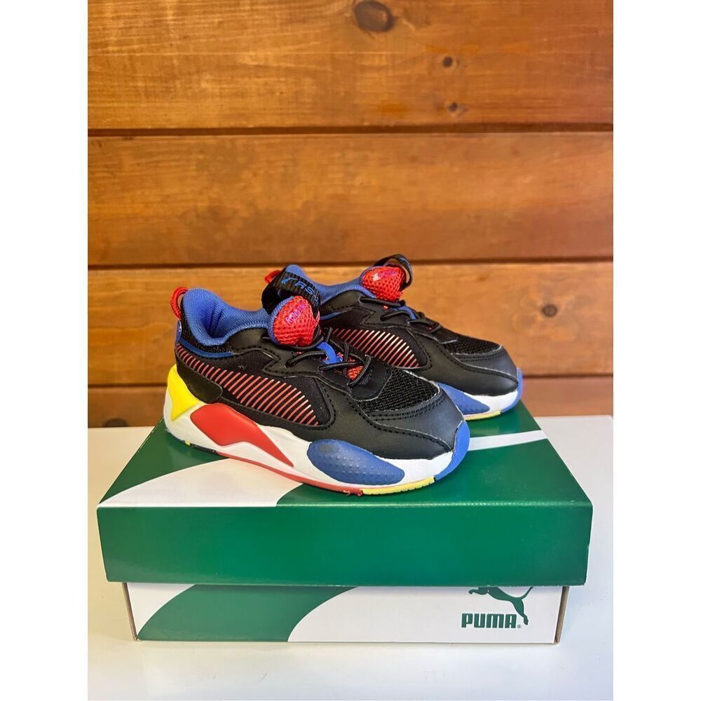Puma RS-X Core AC Infants 'Black Red Blue' 373093-06 Size 7C